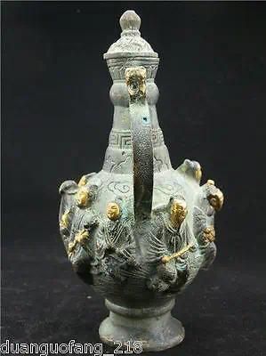 Elaborate Collectibles Chinese Bronze Eight Immortals. - Image 2
