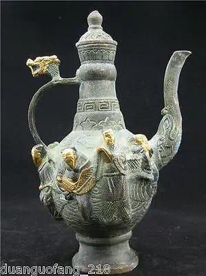 Elaborate Collectibles Chinese Bronze Eight Immortals. - Image 3