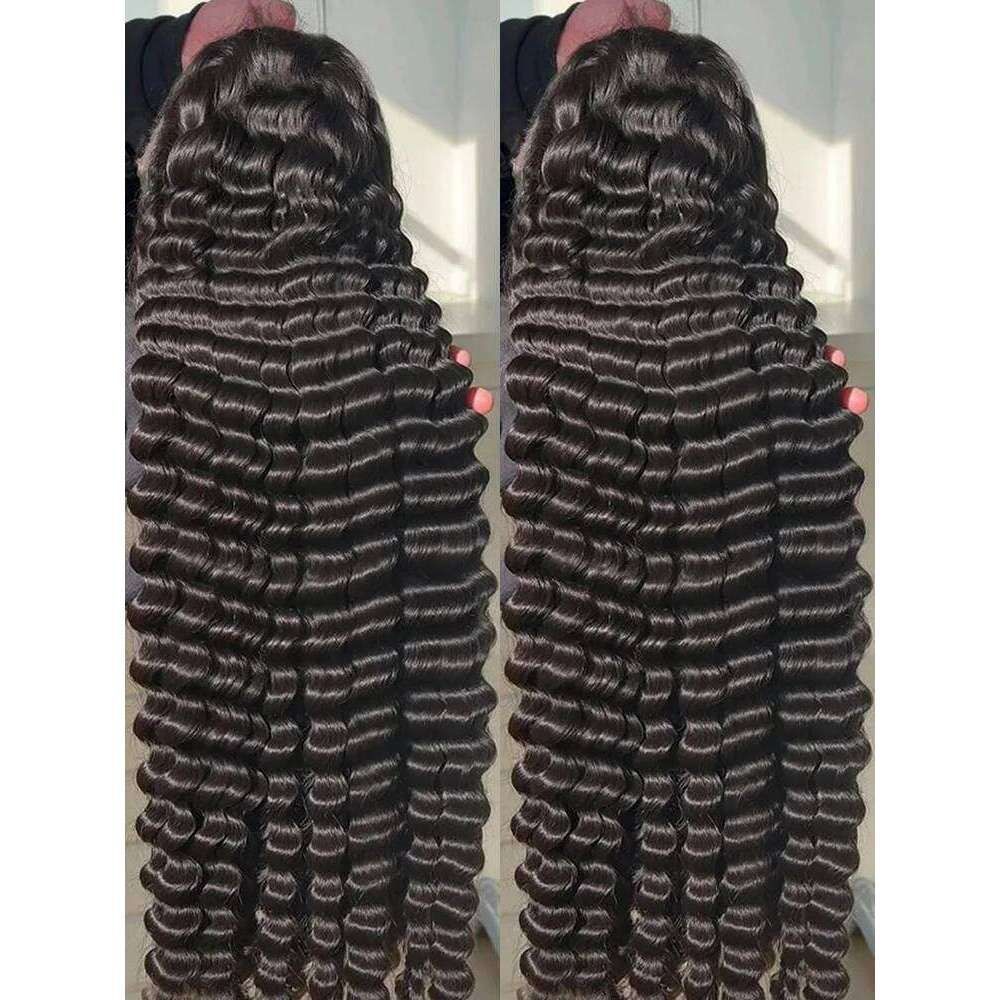 13X6 HD 30 40 Inch Loose Curly Front 100% Human