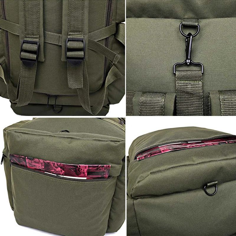 100L Camping Backpack For Men Large Travel Duffel 4 100L Camping Backpack For Men Large Travel Duffel - Image 4