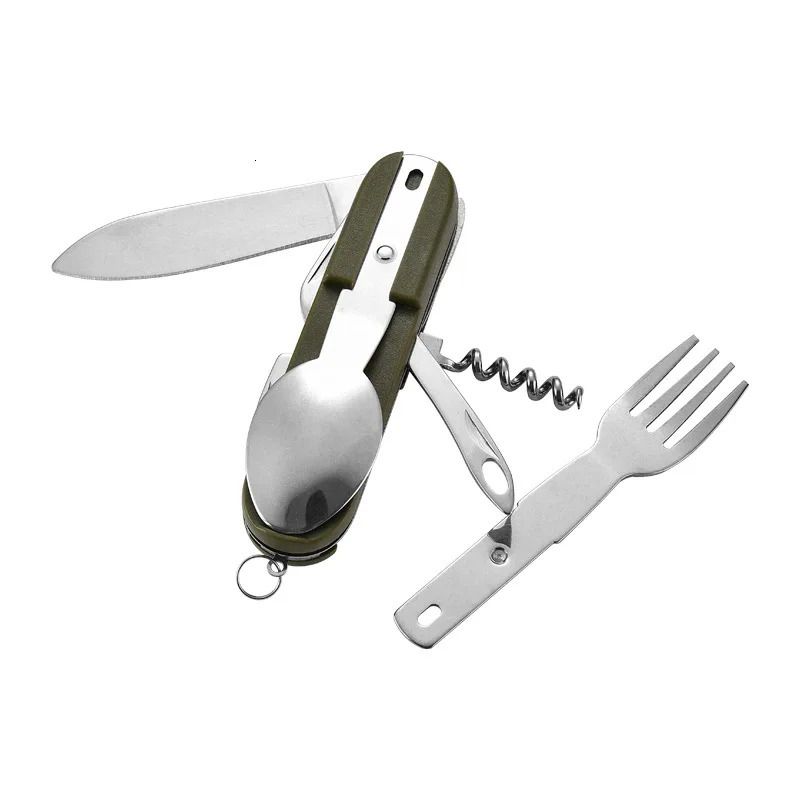 7in1 Multi Function Outdoor Tableware Stainless 5 7in1 Multi Function Outdoor Tableware Stainless - Image 5