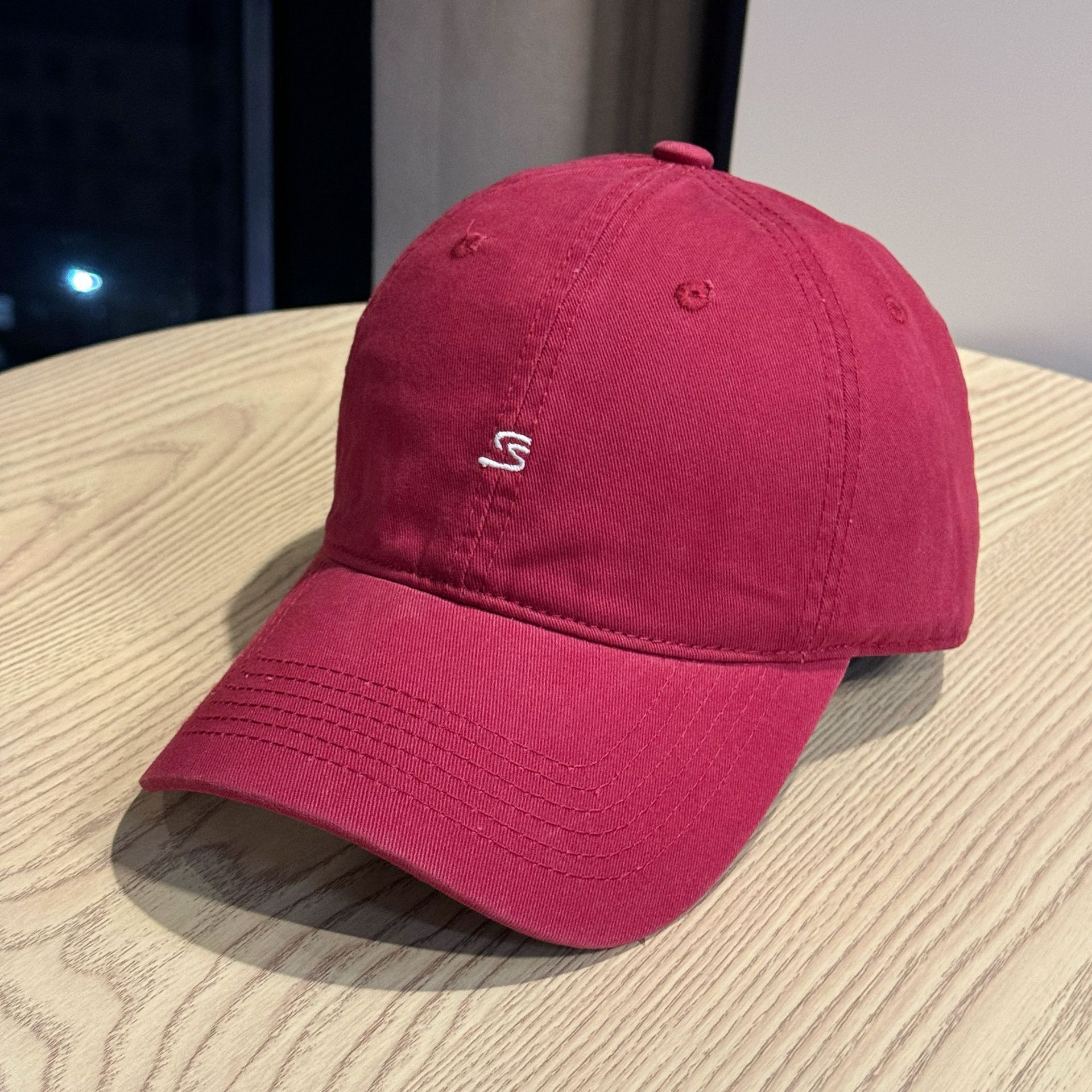 2026 Retro Washed Small Logo Embroidered Baseball For Men And Women Soft Cotton Adjustable Duckbill Cap_voghion.com