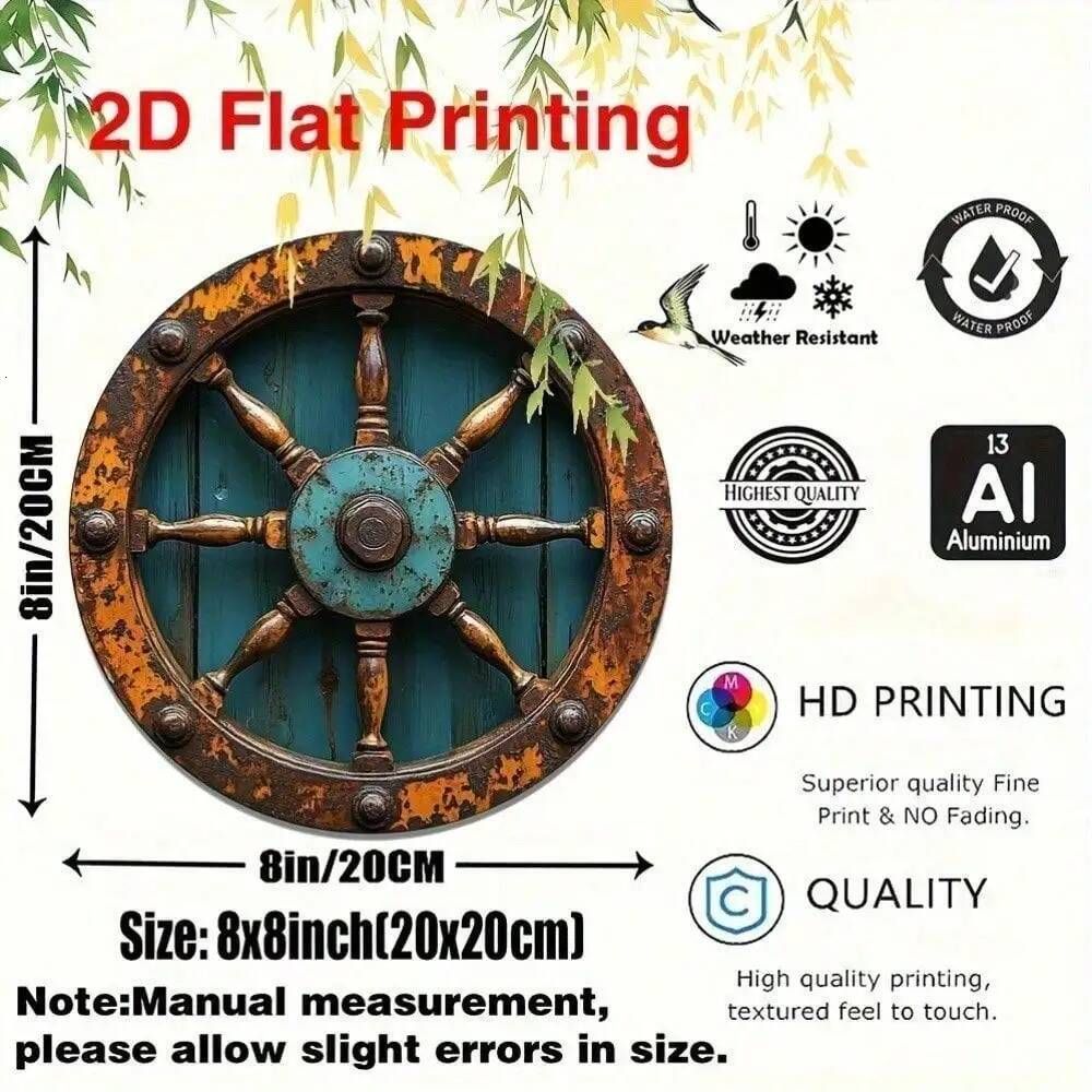 Vintage Nautical Metal Wall Decor 8 Inch Ship Wheel... From Ddmysaturn, &Price; | DHgate.Com 2 Vintage Nautical Metal Wall Decor 8 Inch Ship Wheel... From Ddmysaturn, &Price; | DHgate.Com - Image 2