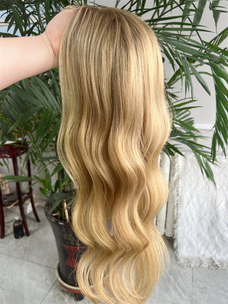 Blonde Curly Lace Front Wig