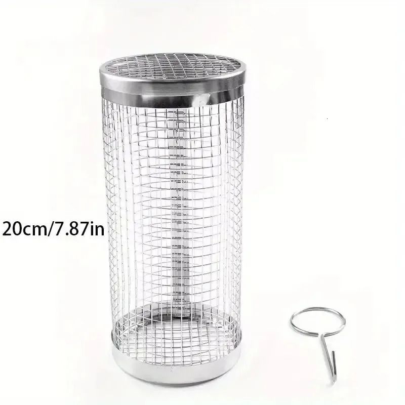 260428 Stainless Steel BBQ Grill Cage Outdoor 4 260428 Stainless Steel BBQ Grill Cage Outdoor - Image 4