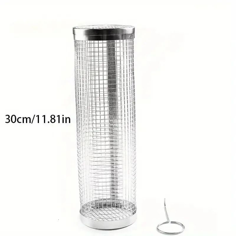 260428 Stainless Steel BBQ Grill Cage Outdoor 5 260428 Stainless Steel BBQ Grill Cage Outdoor - Image 5