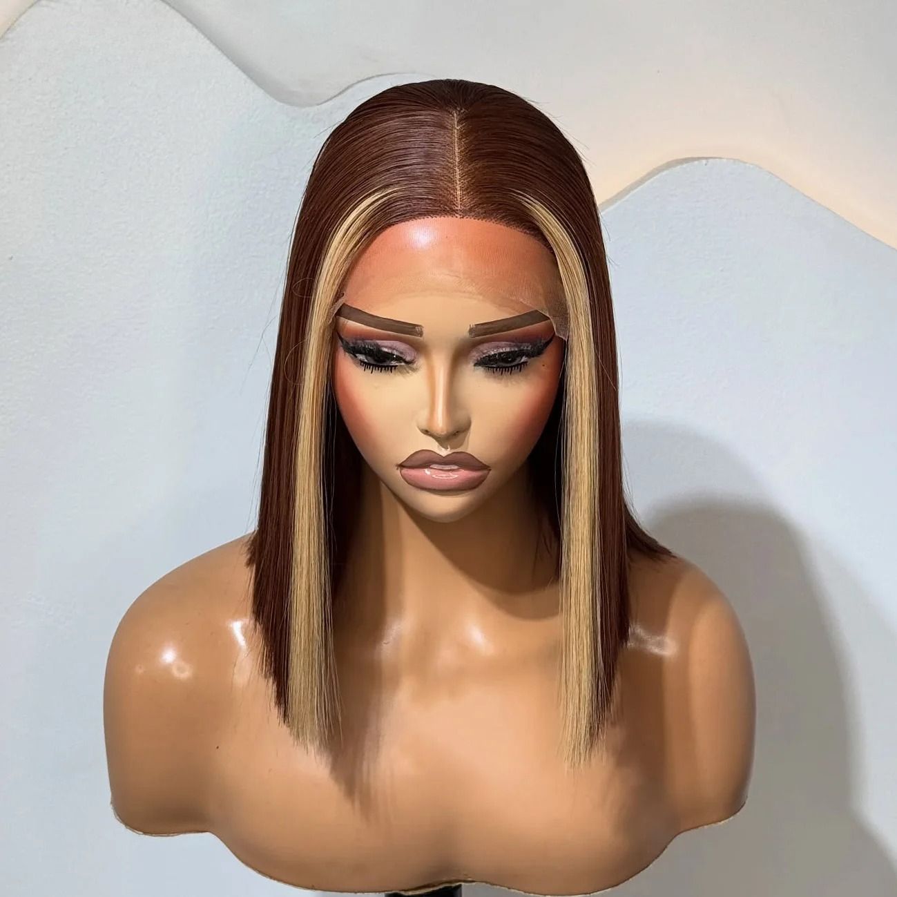 Blonde 13x6 HD Lace Straight Bob Wig view 2