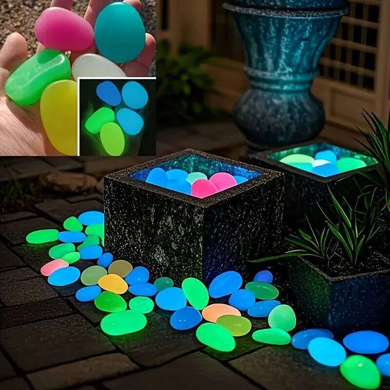 500 Glow In The Dark Stones Bright Greenish Blue. 4 500 Glow In The Dark Stones Bright Greenish Blue. - Image 4
