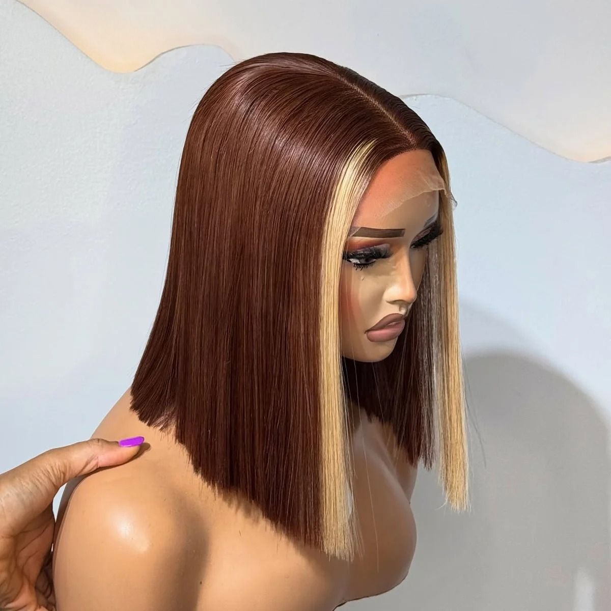 Blonde 13x6 HD Lace Straight Bob Wig