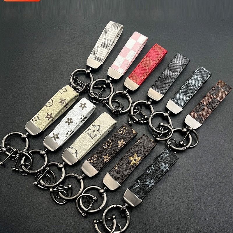 Fashion PU Leather Keychains Classic Pattern Bag... From Jewelryfactory00, &Price; | DHgate.Com