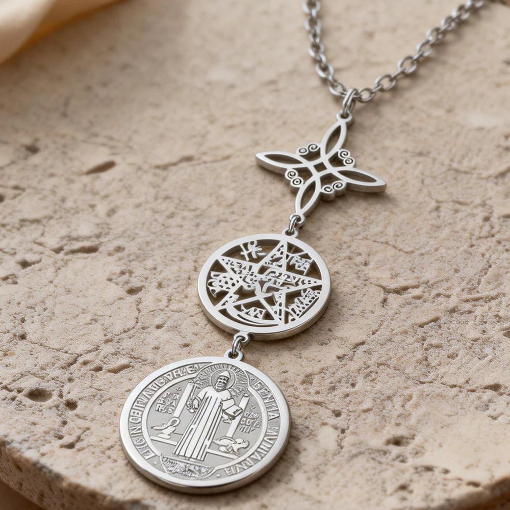 Stainless Steel Spiritual Symbol Sagittarius Necklace... - Image 2