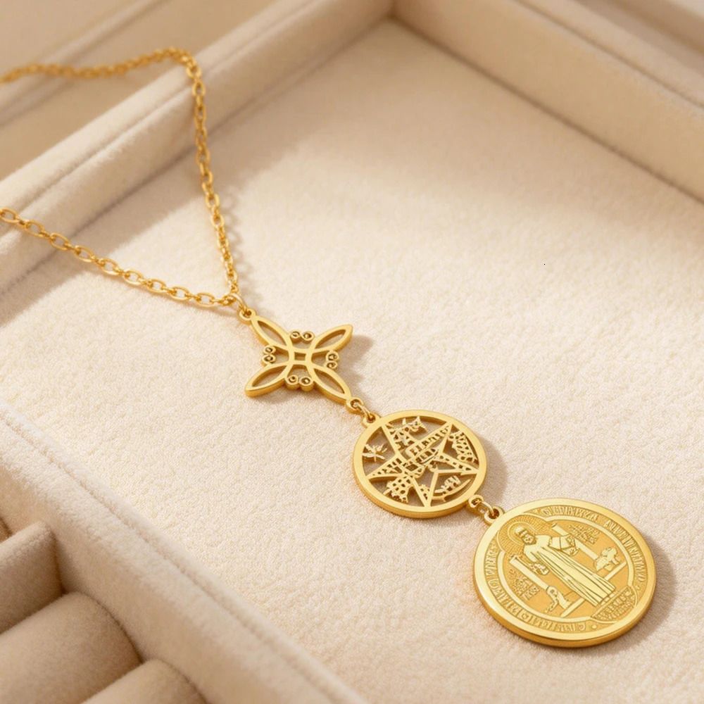 Stainless Steel Spiritual Symbol Sagittarius Necklace... - Image 4