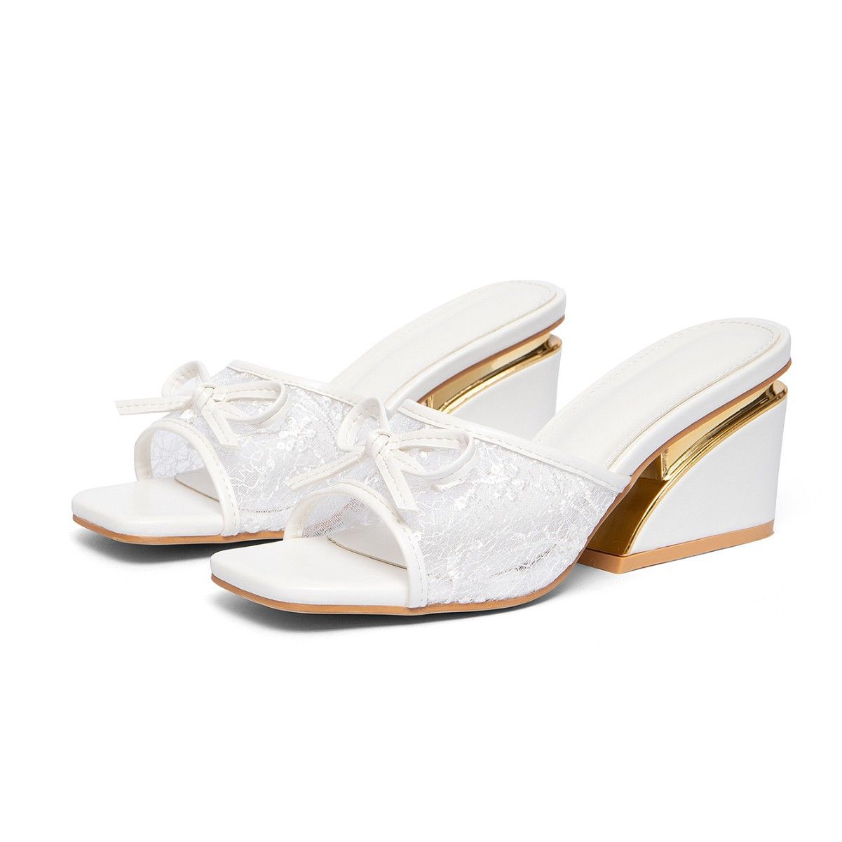 2026 New Summer Women's Wedge Fashion Square Toe High Heel Casual All Match Ladies Sandals 36 41_vogvips.com