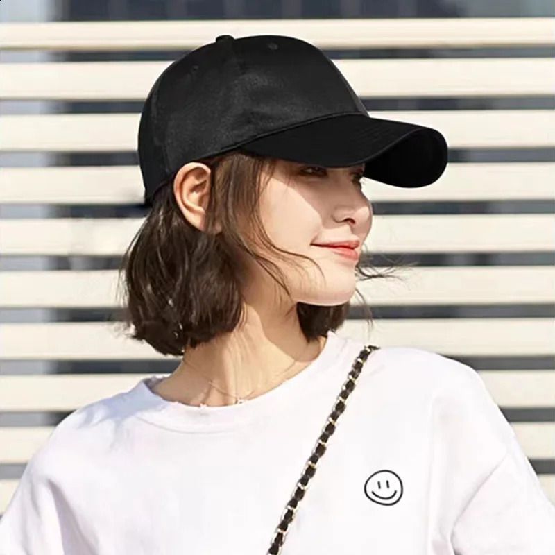 Fashion Hat Hair Medium Long Ladies Curly Wigs Hats Connected view 2