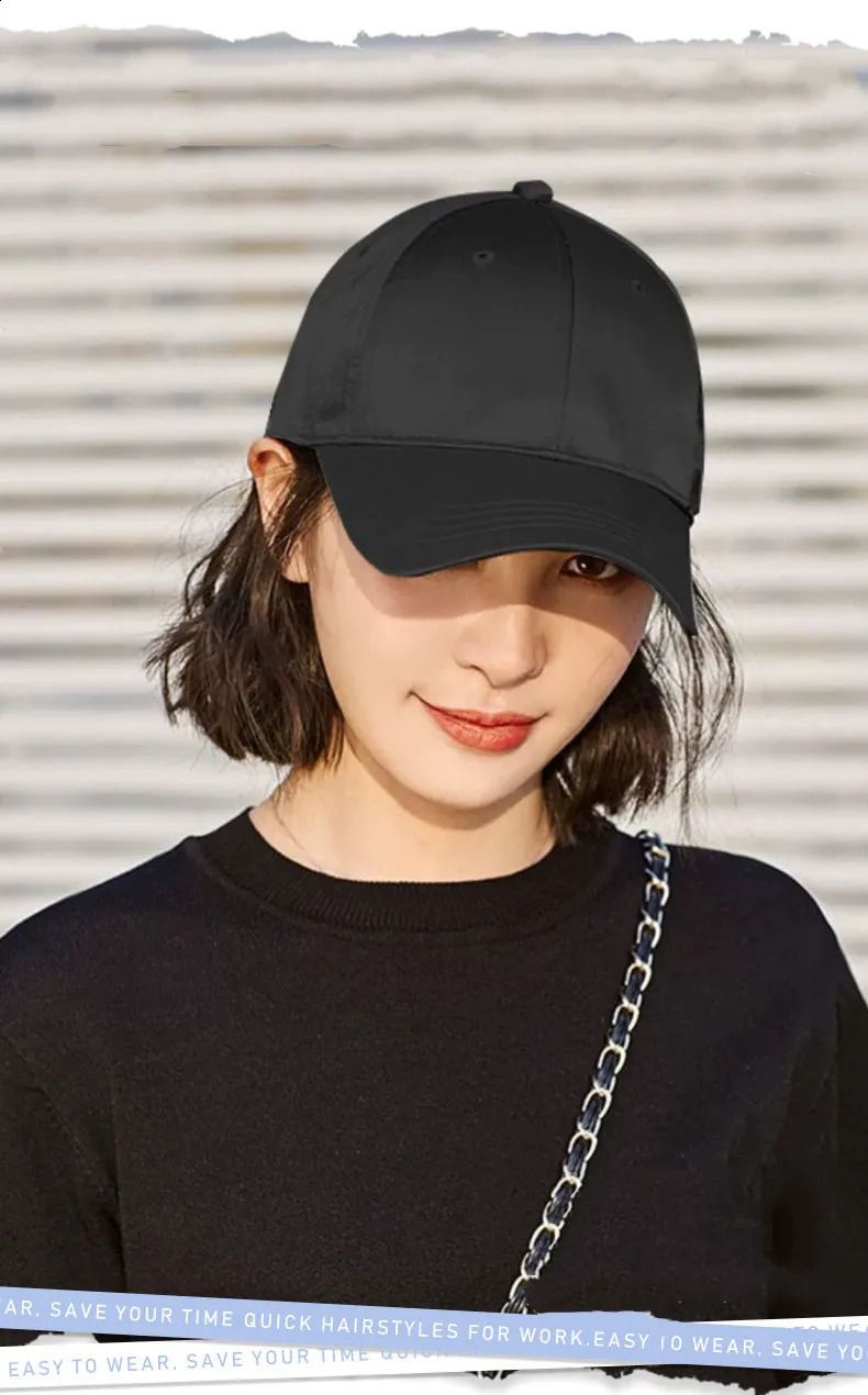 Fashion Hat Hair Medium Long Ladies Curly Wigs Hats Connected detail view 1