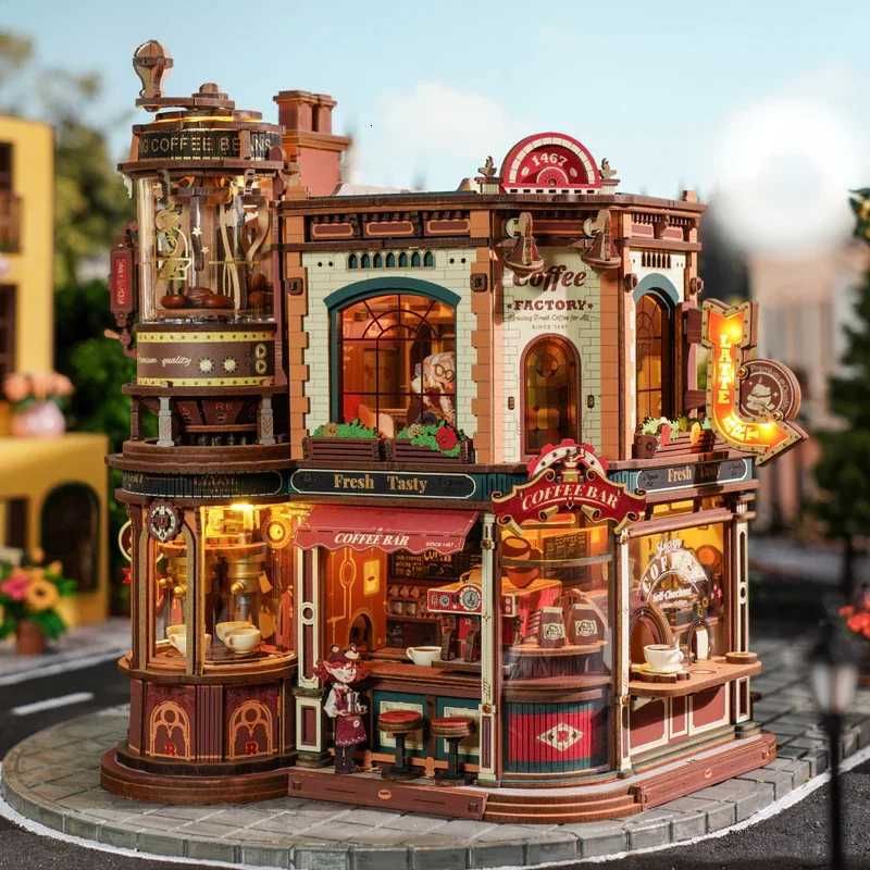 ROKR Dream Coffee Factory 3D Wooden Puzzle Music Box... From Yushun_north1, &Price; | DHgate.Com - Image 4