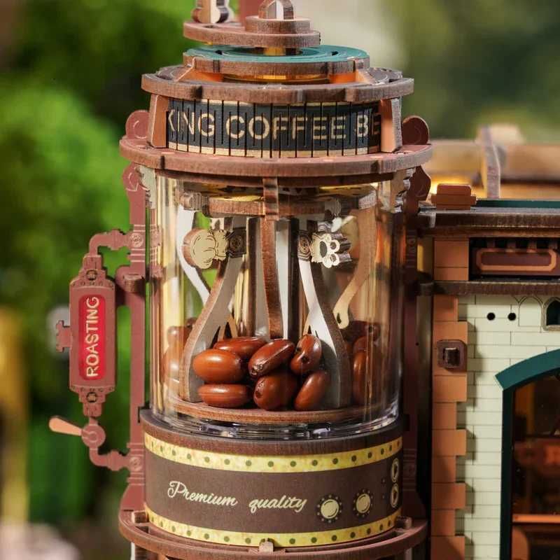 ROKR Dream Coffee Factory 3D Wooden Puzzle Music Box... From Yushun_north1, &Price; | DHgate.Com - Image 3