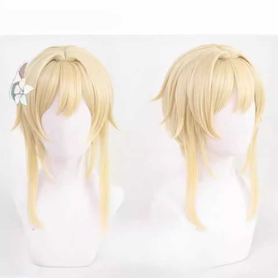 Silk Joy Genshin Impact New Version Lumine Cosplay Wig view 3