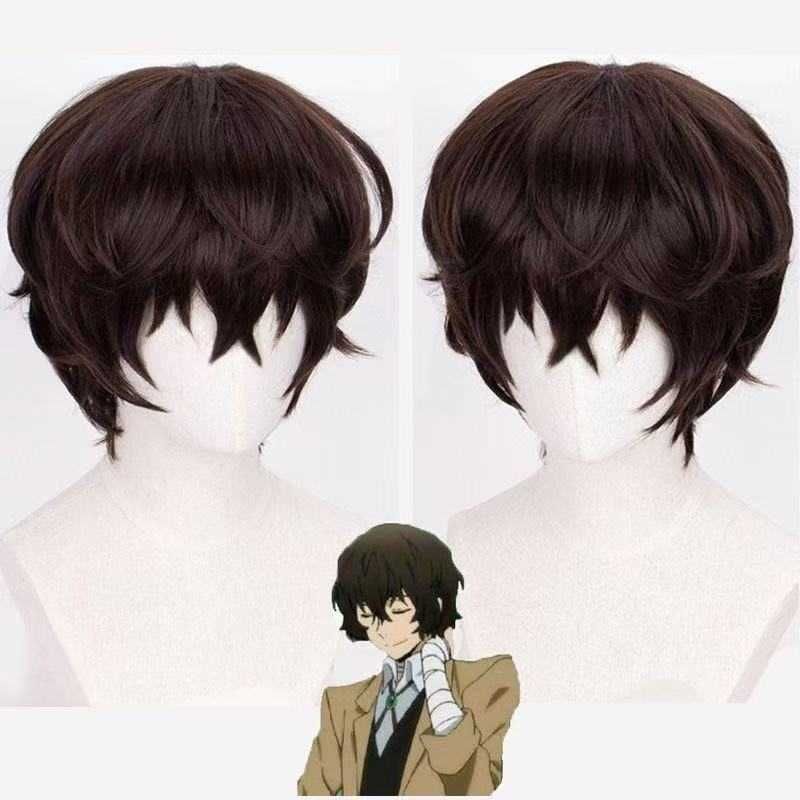 Silk Joy Dazai Osamu cosplay wig Hong Kong Black