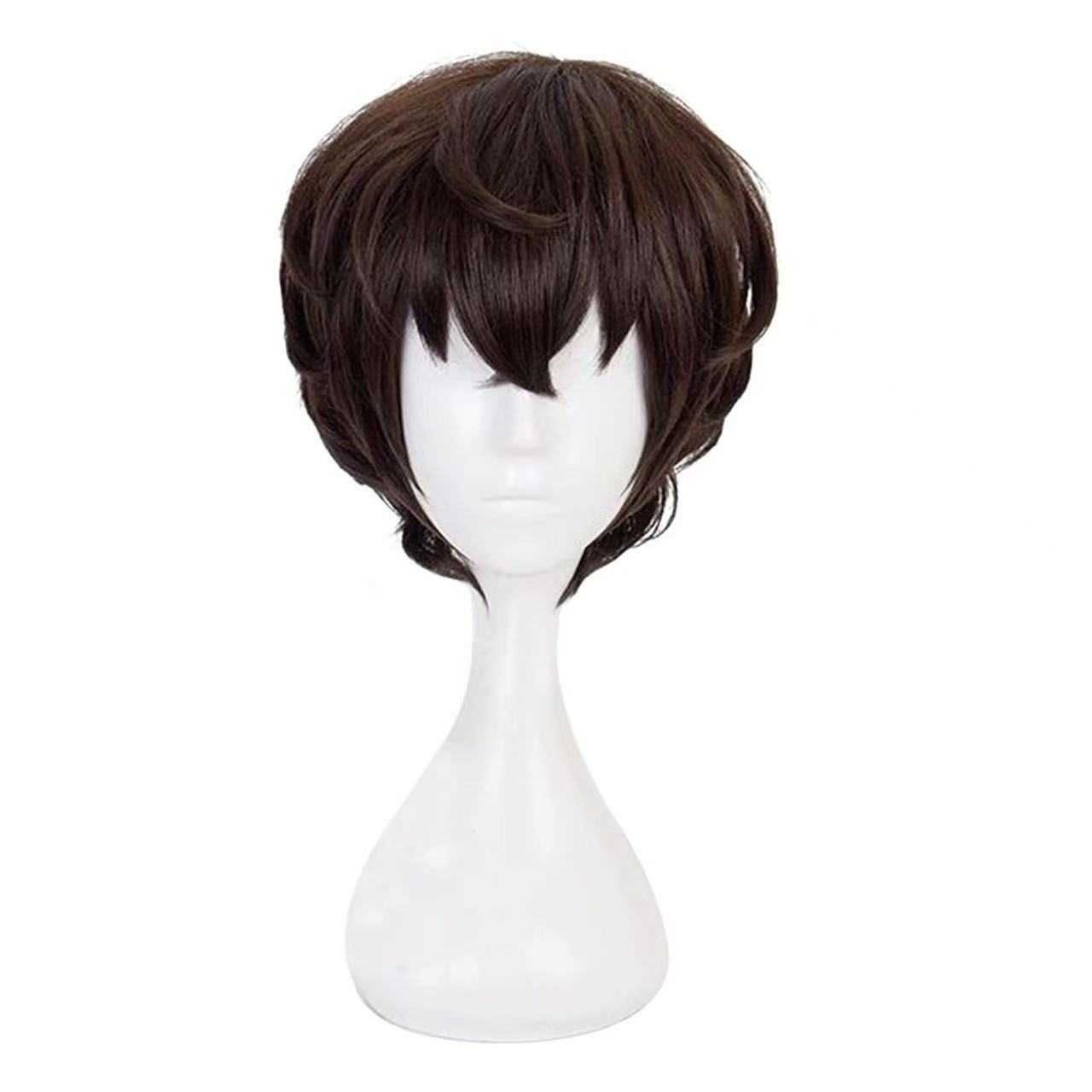 Silk Joy Dazai Osamu cosplay wig Hong Kong Black view 3