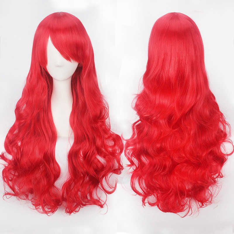 Cosplay Anime Wig with Side Bangs Multi-Color 80CM Universal detail view 4