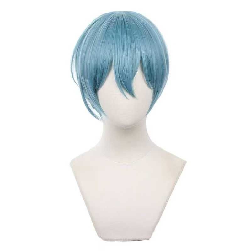 Silk Joy Blue Prison Ice-Woven Sheep Cosplay Wig Easy-to-Style view 2
