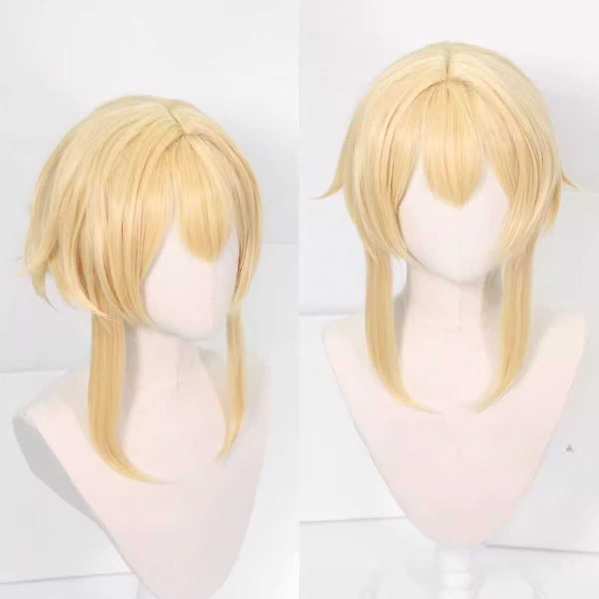 Silk Joy Genshin Impact New Version Lumine Cosplay Wig detail view 1