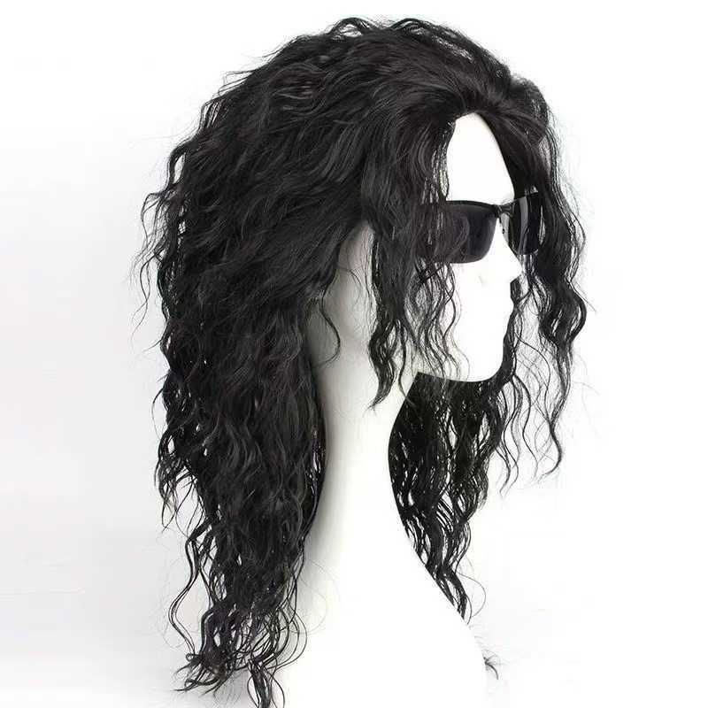 MJ Michael Jackson Wig Medium Length Specialized for Mechanical view 3