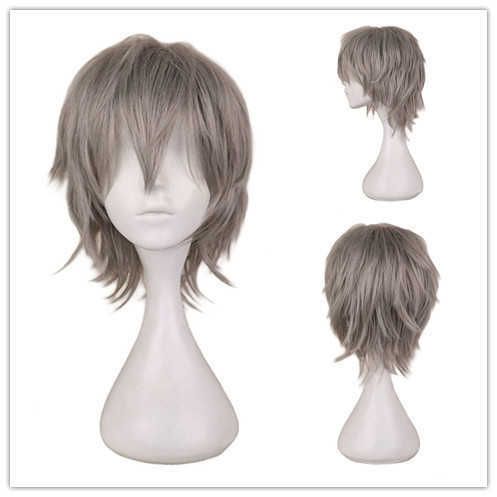 Cosplay Anime Wig Universal Color Harajuku Reverse Curl Mens view 2