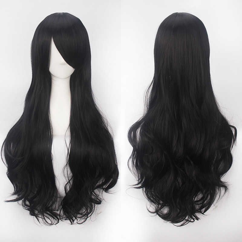 Cosplay Anime Wig with Side Bangs Multi-Color 80CM Universal detail view 5