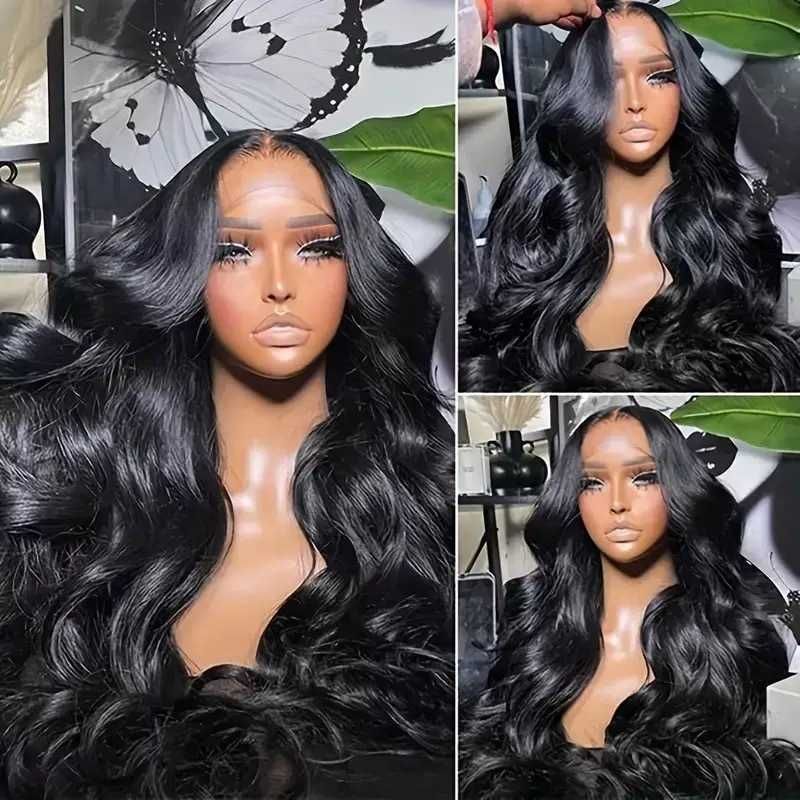 Lace Wig 2025 Hot-Selling Front Womens Middle Part Long Curly view 2