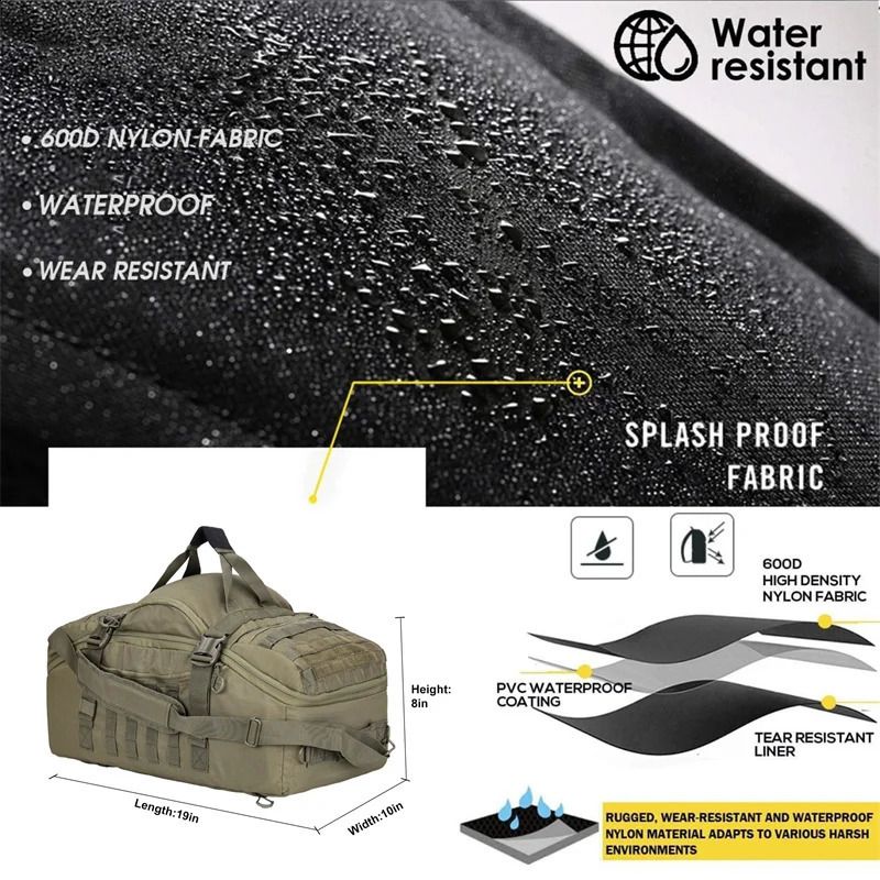 30L 45L 80L Large Duffle Bag Tactical Backpack 4 30L 45L 80L Large Duffle Bag Tactical Backpack - Image 4