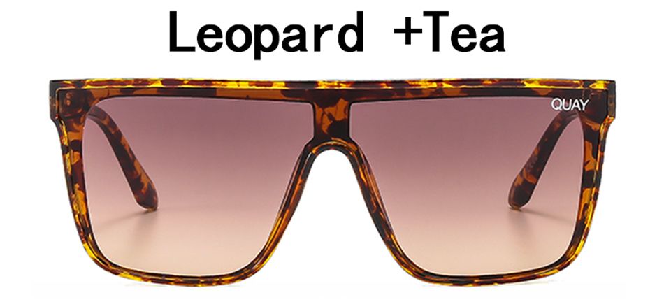 Oversized Square Sunglasses Nightfall Brand Design Trend Sun Glasses for Women Classic Traveg Quay Shade Eyeglasses_voghion.com