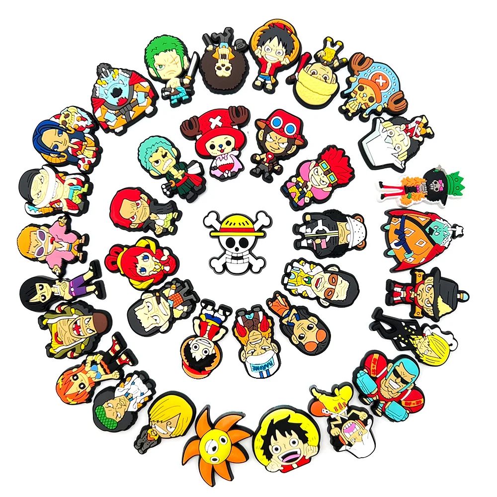 36-Piece Cartoon Shoe charms for a necklace - DIY PVC... - Image 4