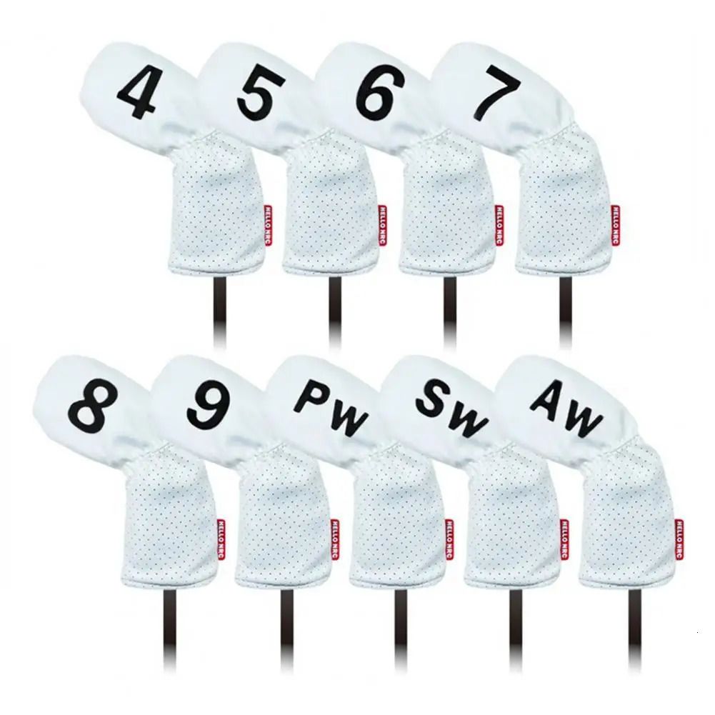 9pcs White