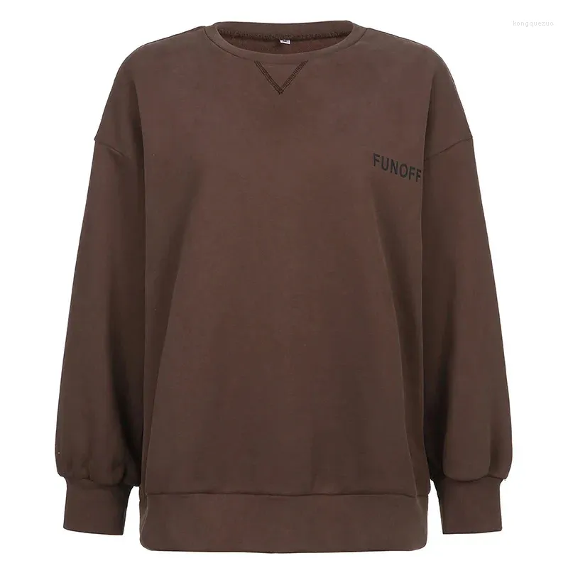 Kahverengi sweatshirt