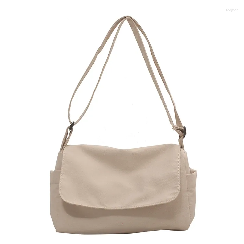 Beige Canvas Bag