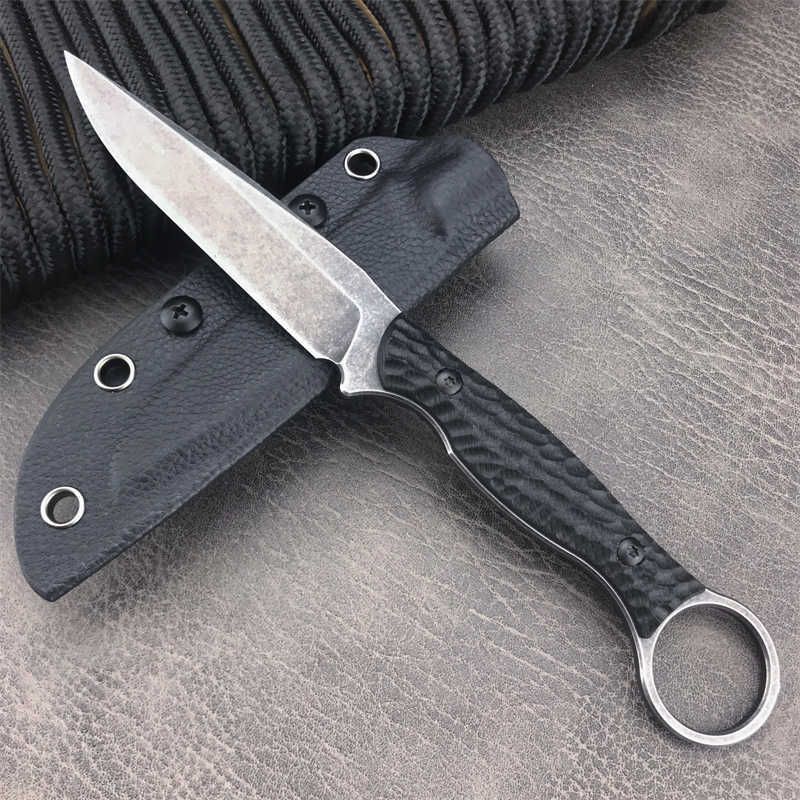 Black-c19-3.89in-Fixed Blade Knife-0.8