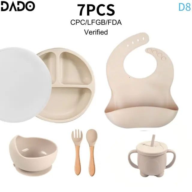 D8 Beige 7pcs