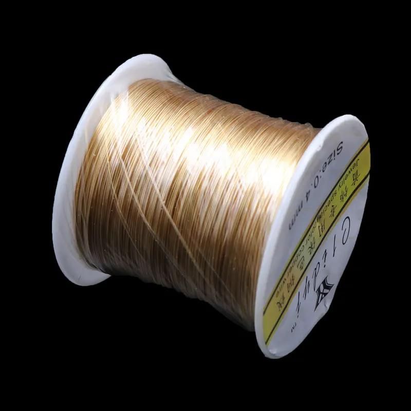 Couleur : Or clair. Taille : Finesse : 0,8 mm x 55 m.