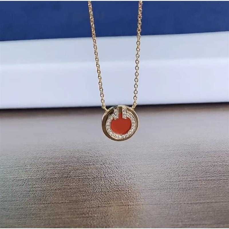 Small Red Chalcedony Rose Gold