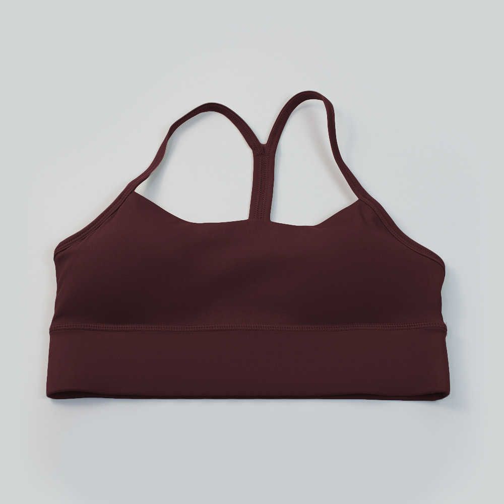 dark red y bra