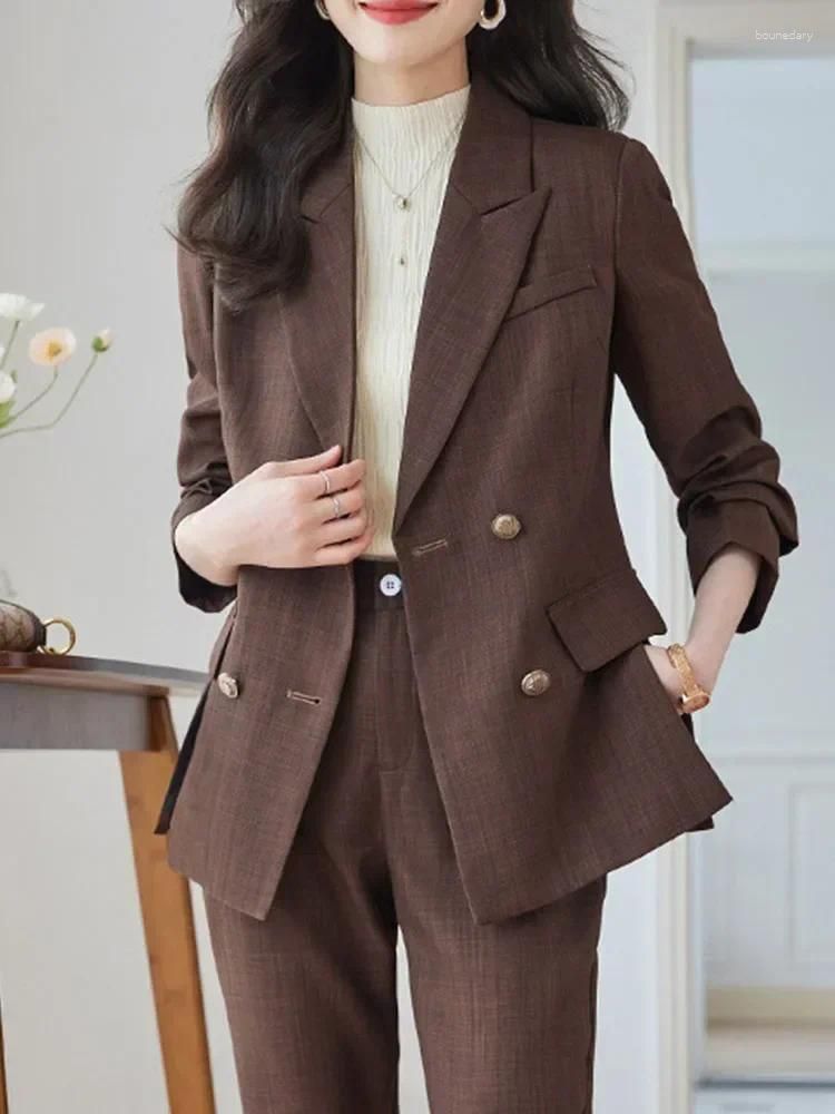 Blazer di caffè