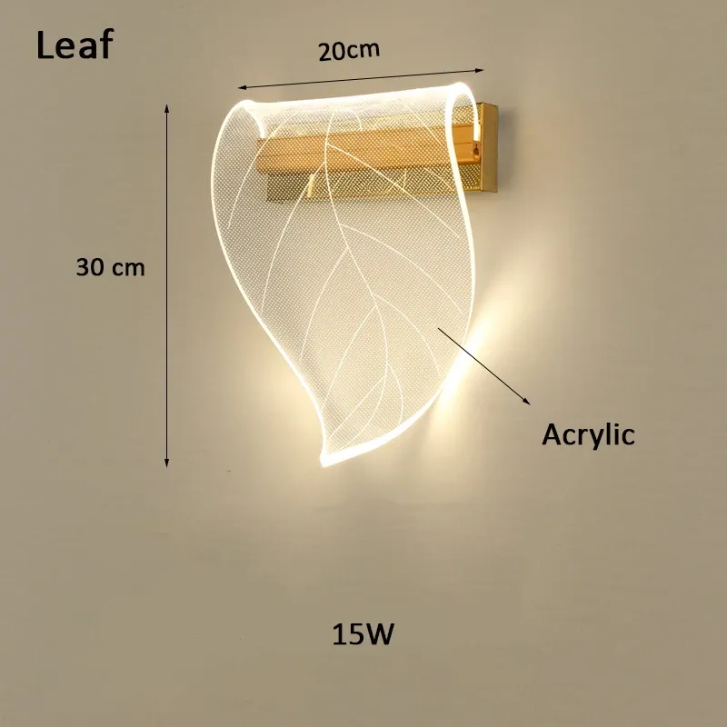 Kina 11-15W Tricolor Dimning Leaf