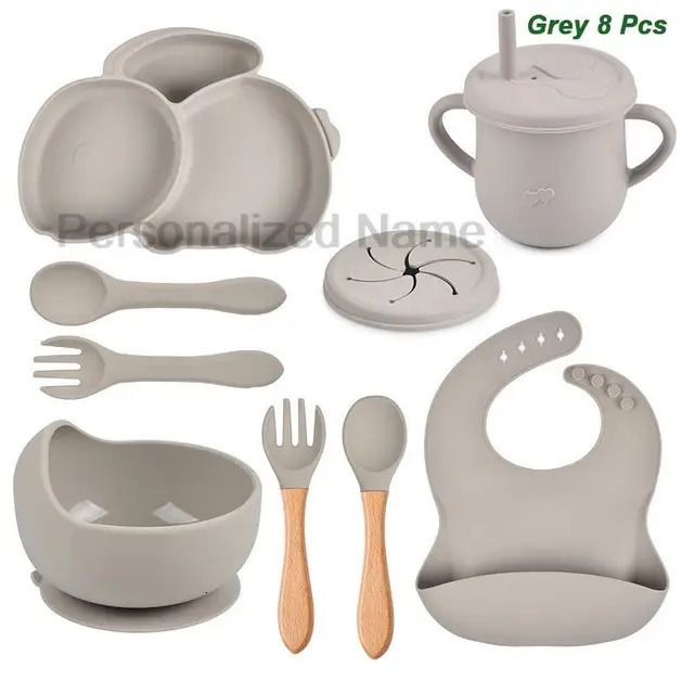 Gray 8-piece Set