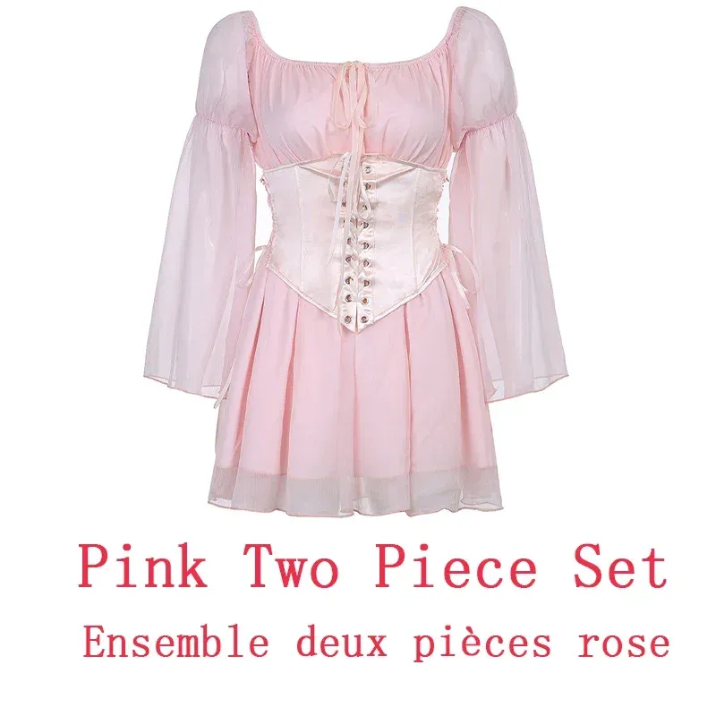 Conjunto de duas peças rosa