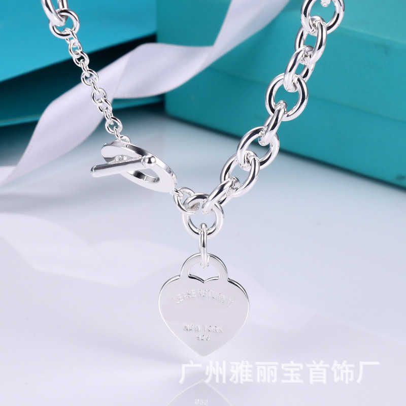 50 cm OT Button Heart Necklace