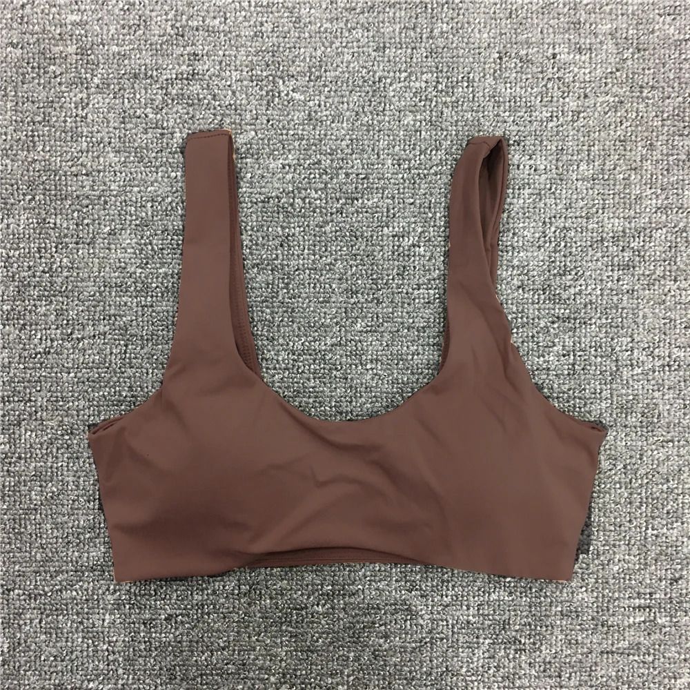 brown vest bra