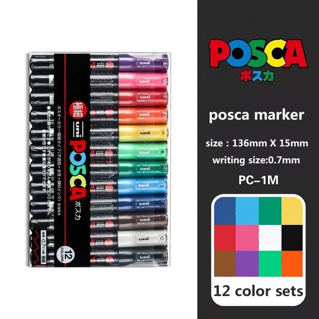 Set de PC-1M 12 couleurs