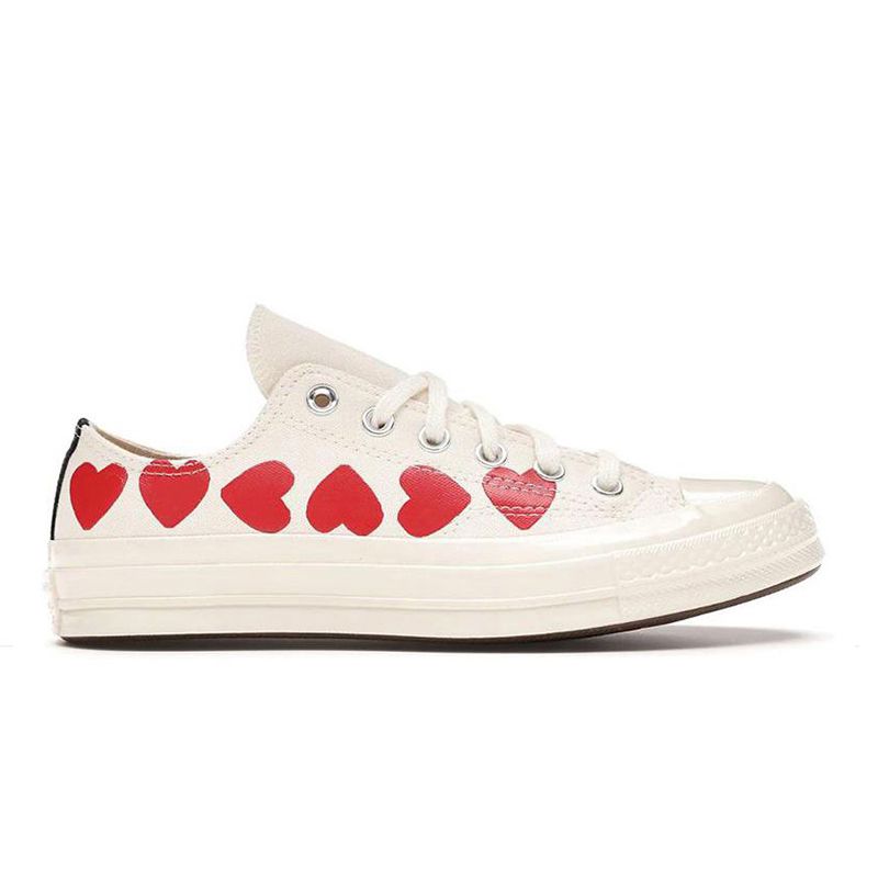 C35 Low Multi-Heart White 36-45